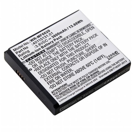 Dantona Dantona Industries WR-MF6620 Replacement Battery for Novatel Wireless 40115131.01 WR-MF6620